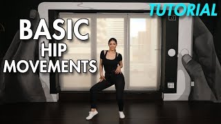 How to do Basic Hip Movements Hip Hop Dance Moves Tutorial  MihranTV [upl. by Soph626]