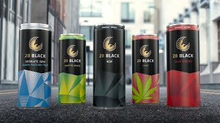 28 BLACK  Der Energy Drink TV Spot quotMove itquot 23 Sekunden [upl. by Aynnat]