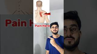 Rhomboid pain relief with this stretch ✅rhomboid rhomboids rhomboidstretch pain stretching [upl. by Assyram]