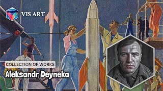 381 Drawings and Paintings by Aleksandr Deyneka A Stunning Collection HDPart 2 [upl. by Erdeid102]