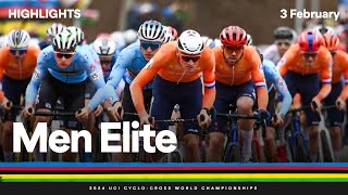 Men Elite Highlights  2024 UCI Cyclocross World Championships [upl. by Aneeuqahs]