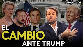 El cambio de tono de Zelensky ridículo protagonismo de Macron y el giro de Von der Leyen ante Trump [upl. by Sawtelle]