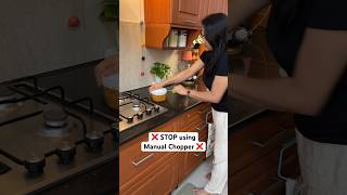 🚫STOP using manual chopper😱 shorts youtubeshorts chopper kitchengadgets kitchen amazon [upl. by Nyltyak]