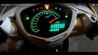 Yamaha Crypton X 16 Greek Review3 NightLightDNL [upl. by Dulcinea587]