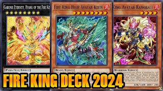 【YGOPRO】 FIRE KING DECK 2024 [upl. by Nnylatsyrc]