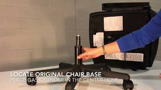 Office Chair Mechanism Installation  chairpartsonline [upl. by Votaw]