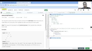 Problem of day gfg  Remove Half Nodes  Solve Problem  very easy solution 💪💪🔥🔥 [upl. by Eimmot547]