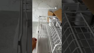 Dish drainer unboxing ☁️ unboxing dishdrainer washingup pots dishes cuttlery sink kitchen [upl. by Ahsea676]