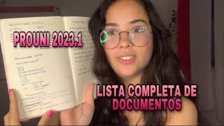 🩺 Todos os documentos que precisei para Medicina no ProUni 20231  Lista Completa  Dicas 💪🎓 [upl. by Constance]