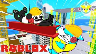 Escape the Construction Site Obby in ROBLOX Let’s Play with Combo Panda amp Big Gil [upl. by Sedlik]