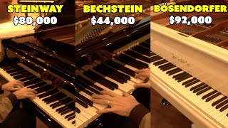 Can You Hear The Difference Between a Bechstein Steinway and Bösendorfer Piano [upl. by Naujej40]