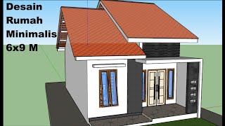 Desain Rumah Minimalis 6x9 Meter  2 Kamar Tidur [upl. by Neeruam]