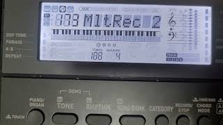 Casio CTX800 with Roland Revas KB330 rhythm test  085  Waltz [upl. by Aciria927]