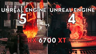 RX6700XT  UE5 vs UE4 DEMO amp GAMES BENCHMARK [upl. by Radferd381]