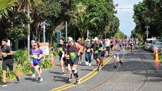 Auckland Marathon 2024 last corner before finish line [upl. by Aufmann586]