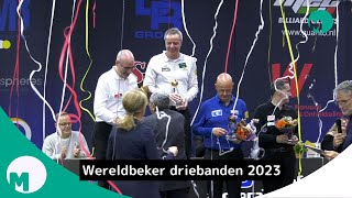 Dick Jaspers wint Worldcup Driebanden Veghel 2023 [upl. by Hugues]