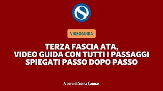 VIDEO TUTORIAL  Terza fascia ATA tutti i passaggi spiegati passo dopo passo [upl. by Jamel]