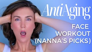 Ultimate AntiAging Face Exercise Routine  Lisa’s Nanna’s MUST TRY Exercises  Natural Face Lift [upl. by Dania]