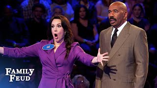 RIP Liz humiliates Steve Harvey in Fast Money [upl. by Doowle542]