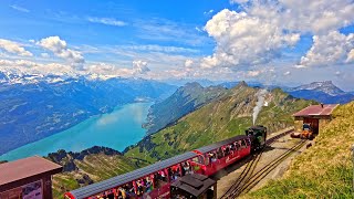 Most Beautiful Mountain Railway in Switzerland Brienz Rothorn Bahn [upl. by Engracia151]