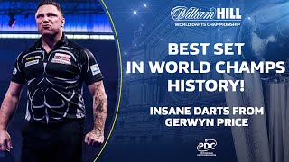 THE BEST SET IN WORLD CHAMPIONSHIP HISTORY Gerwyn Price averages 13664 in a World Championship set [upl. by Ontina765]