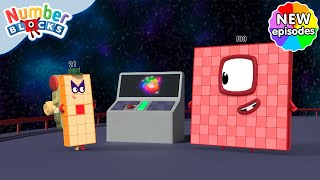 Space Division  Series 7  Learn Multiplication  Learn to Count  Numberblocks [upl. by Aimar]