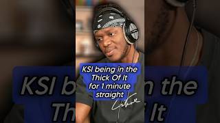 KSI being in the Thick Of It for 1 minute straight [upl. by Laurice]