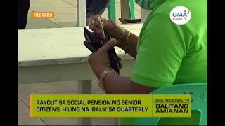 Balitang Amianan Pamimigay ng Social Pension [upl. by Sterrett]