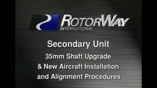 Helicopter RotorWay EXEC 162F 35mm Secondary Shaft Upgrade [upl. by Brink744]