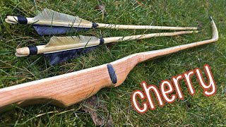 Recurve Bow Building  A Sweet Cherry Selfbow [upl. by Mundford]