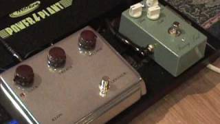 KLON Centaur overdrive guitar effects pedal shootout against a KLONE [upl. by Nolyag449]