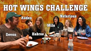 LARRATT SPICY WING CHALLENGE FT devlarratt JodiLarratt123 audenlarratt milolarratt [upl. by Skeie379]