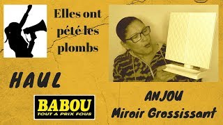 HAUL BABOU ET MIROIR ANJOU Certaines grandes youtubeuses crachent dans la soupe [upl. by Carlee]