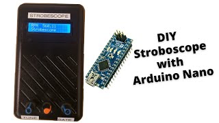 DIY Stroboscope with Arduino nano [upl. by Ecnerewal]