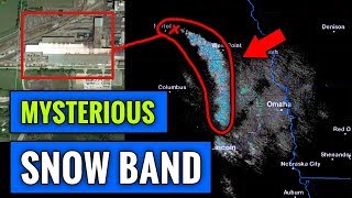 Mysterious Snow Band Comes out of NOWHERE in Nebraska [upl. by Retsae254]