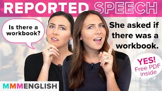 Can you use REPORTED SPEECH Grammar Lesson  Examples [upl. by Ylrac682]