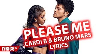 Please me LYRICS  Bruno Mars amp Cardi B  lyric amp songtext [upl. by Aric]