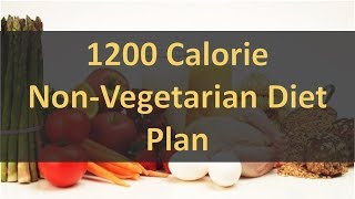 1200 calorie Non Vegetarian Diet to lose weight  The Fitness Fiesta [upl. by Sherrill]