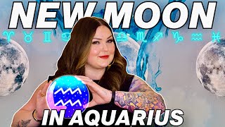 New Moon in Aquarius 2024  All 12 Signs [upl. by Zerelda]