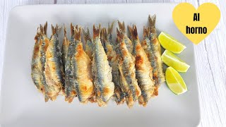 Boquerones al horno en 15 minutos y sin manchar  Receta saludable [upl. by Anej]