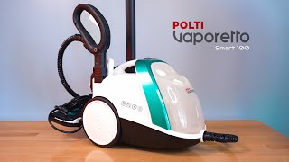 Polti Vaporetto  Smart 100  Floor amp Window Steam Cleaner [upl. by Alledi]