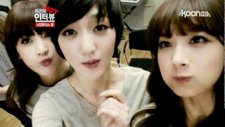 120301 Nine Muses KoonTV BTS Hot Interview [upl. by Azer]