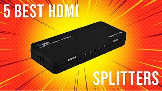 TOP 5 Best HDMI Splitters 2024  Today’s Best Picks [upl. by Ashly]