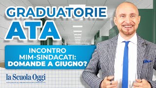 Aggiornamento Graduatorie ATA 24 mesi e terza fascia domande a giugno [upl. by Marashio425]