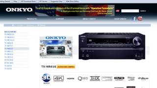 ONKYO  Firmware Update for the TXNR414 TXNR515 amp TXNR616 via USB [upl. by Brandwein]