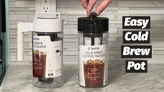 Takeya Cold Brew Coffee Maker Review  Smooth amp Easy Cold Brew at Home [upl. by Eislek]