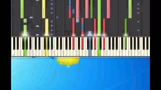 Adesso tu Ramazzotti Eros Piano tutorial by Synthesia [upl. by Houser]