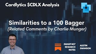 Cardlytics CDLX Similarities to a 100 Bagger Comments By Charlie Munger [upl. by Ivie739]