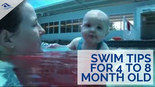 Learn To Swim Tips For 4 to 8 Month Old [upl. by Kluge337]