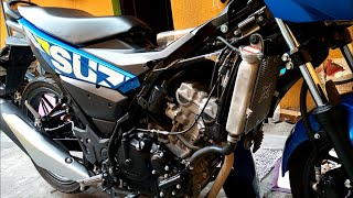 PAANU BAKLASIN ANG LEG SHIELD O SIDE FAIRINGS NG SUZUKI RAIDER150 FI  CK [upl. by Nolak]